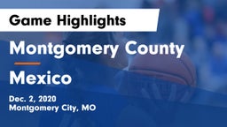 Montgomery County  vs Mexico  Game Highlights - Dec. 2, 2020