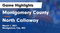 Montgomery County  vs North Callaway  Game Highlights - March 1, 2021