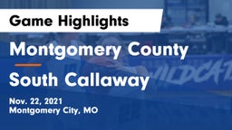 Montgomery County  vs South Callaway  Game Highlights - Nov. 22, 2021