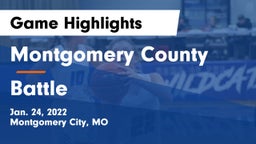 Montgomery County  vs Battle  Game Highlights - Jan. 24, 2022