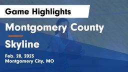 Montgomery County  vs Skyline  Game Highlights - Feb. 28, 2023