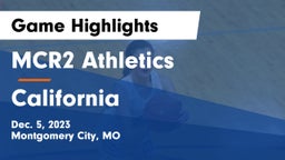 MCR2 Athletics vs California  Game Highlights - Dec. 5, 2023