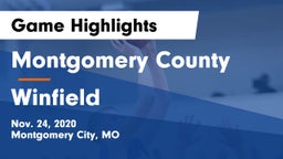 Montgomery County  vs Winfield  Game Highlights - Nov. 24, 2020