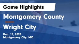 Montgomery County  vs Wright City  Game Highlights - Dec. 15, 2020