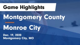 Montgomery County  vs Monroe City  Game Highlights - Dec. 19, 2020