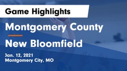 Montgomery County  vs New Bloomfield  Game Highlights - Jan. 12, 2021