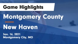 Montgomery County  vs New Haven Game Highlights - Jan. 16, 2021