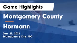 Montgomery County  vs Hermann  Game Highlights - Jan. 22, 2021