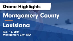 Montgomery County  vs Louisiana  Game Highlights - Feb. 12, 2021
