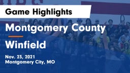 Montgomery County  vs Winfield  Game Highlights - Nov. 23, 2021