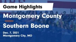 Montgomery County  vs Southern Boone  Game Highlights - Dec. 7, 2021