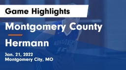 Montgomery County  vs Hermann  Game Highlights - Jan. 21, 2022