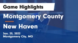 Montgomery County  vs New Haven  Game Highlights - Jan. 25, 2022