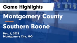 Montgomery County  vs Southern Boone  Game Highlights - Dec. 6, 2022