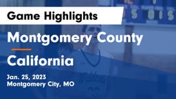 Montgomery County  vs California  Game Highlights - Jan. 25, 2023