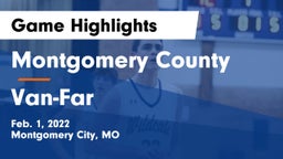 Montgomery County  vs Van-Far  Game Highlights - Feb. 1, 2022