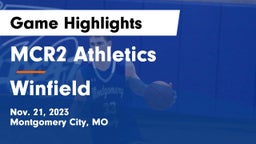 MCR2 Athletics vs Winfield  Game Highlights - Nov. 21, 2023
