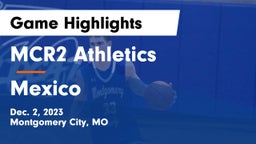 MCR2 Athletics vs Mexico  Game Highlights - Dec. 2, 2023