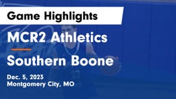 MCR2 Athletics vs Southern Boone  Game Highlights - Dec. 5, 2023