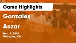 Gonzales  vs Anzar Game Highlights - Dec. 7, 2018