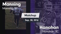 Matchup: Manning vs. Hanahan  2016