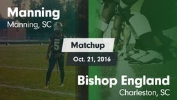 Matchup: Manning vs. Bishop England  2016