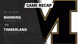 Recap: Manning  vs. Timberland  2016