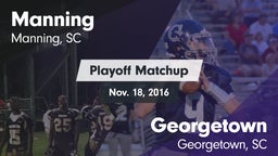 Matchup: Manning vs. Georgetown  2016