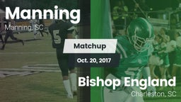 Matchup: Manning vs. Bishop England  2017