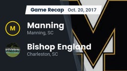 Recap: Manning  vs. Bishop England  2017