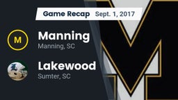 Recap: Manning  vs. Lakewood  2017