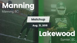 Matchup: Manning vs. Lakewood  2018