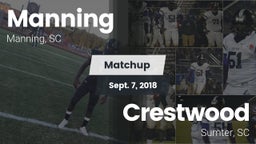 Matchup: Manning vs. Crestwood  2018