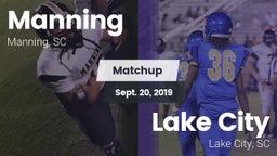 Matchup: Manning vs. Lake City  2019