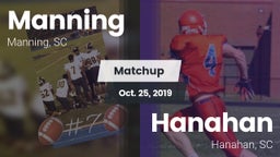 Matchup: Manning vs. Hanahan  2019