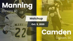Matchup: Manning vs. Camden  2020