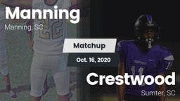 Matchup: Manning vs. Crestwood  2020