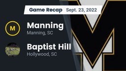 Recap: Manning  vs. Baptist Hill  2022