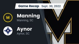 Recap: Manning  vs. Aynor  2022