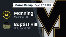 Recap: Manning  vs. Baptist Hill  2023
