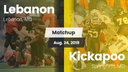 Matchup: Lebanon  vs. Kickapoo  2018