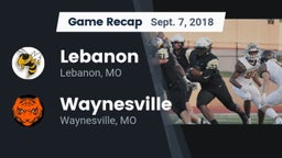 Recap: Lebanon  vs. Waynesville  2018
