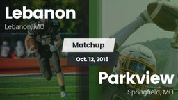 Matchup: Lebanon  vs. Parkview  2018