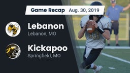 Recap: Lebanon  vs. Kickapoo  2019