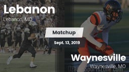 Matchup: Lebanon  vs. Waynesville  2019