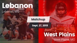 Matchup: Lebanon  vs. West Plains  2019