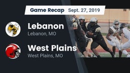 Recap: Lebanon  vs. West Plains  2019