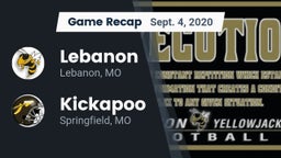 Recap: Lebanon  vs. Kickapoo  2020