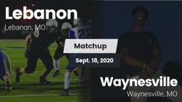 Matchup: Lebanon  vs. Waynesville  2020