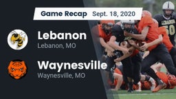 Recap: Lebanon  vs. Waynesville  2020